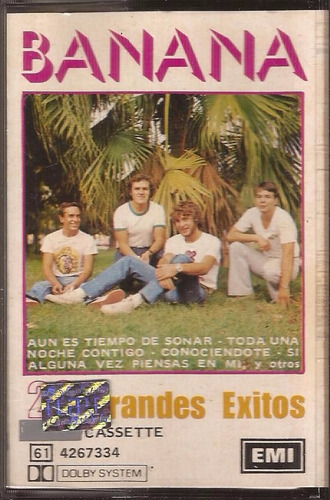 Banana 20 Grandes Exitos Banana Pueyrredon Cassette 1973