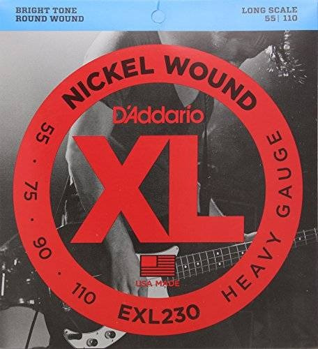 D'addario Exl230 Herida Níquel Bajo Secuencias De La Guitarr