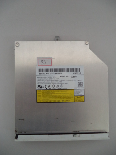 Imagem 3 de 6 de Drive Cd Dvd-rw Uj8b0 Sony Vaio Pcg-71911x Vpceh40eb-w Cx93