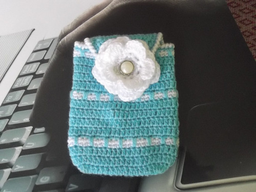 Tejidas A Mano: Lindas Y Divertidas Fundas Portacelulares.