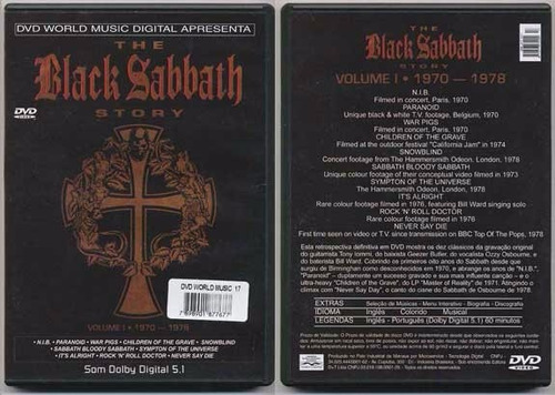 Dvd The Balck Sabbath Story
