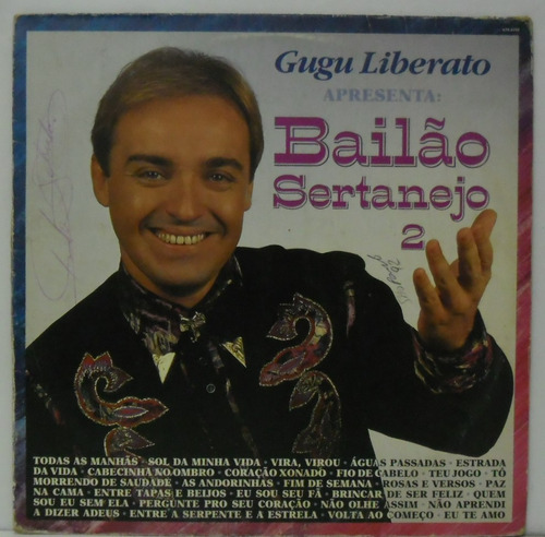 Lp Gugu Liberato Apresenta Bailão Sertanejo Vol 2 - 1991 - W