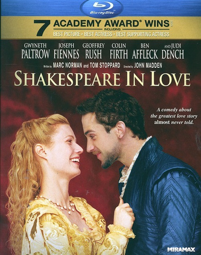 Blu-ray Shakespeare In Love / Shakespeare Apasionado