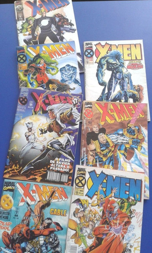 Set De 7 Comics Marvel Originales En Portugues Nuevos