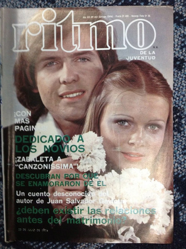 Revista Ritmo Silvia Y Chris Heart Nº 463 Antonio Zabaleta