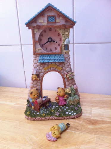 Antiguo Reloj Decorativo Infantil