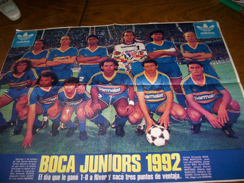 Poster Boca Juniors 1992 (096)el Dia Que Le Gano A River 1-0