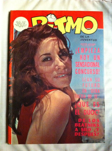 Revista Ritmo Ginette Acevedo Nº327, 7 Dic 1971 Marcelo