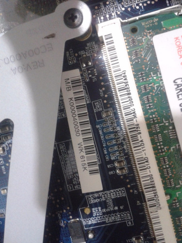 Tarjeta Madre Toshiba Tecra A65-sp3022