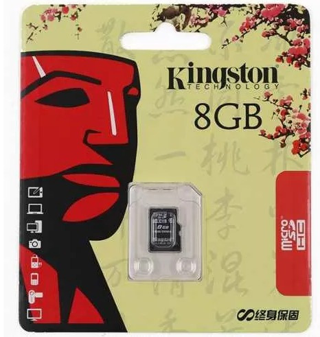 Cartão Micro Sd Sdhc Kingston 8gb Classe10 Lacrado Original