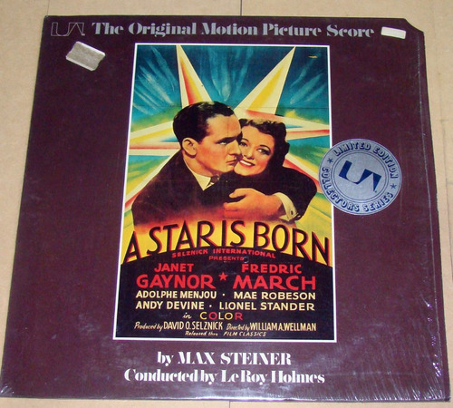 A Star Is Born Soundtrack Max Steiner Lp Usa