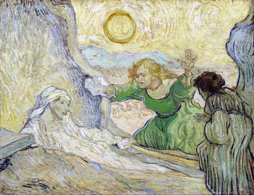 Lienzo Canva Arte Resurrección Lázaro Vincent Van Gogh 50x65