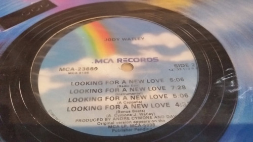 Jody Watley Looking For A New Love Vinilo Maxi 5 Mixes Caño