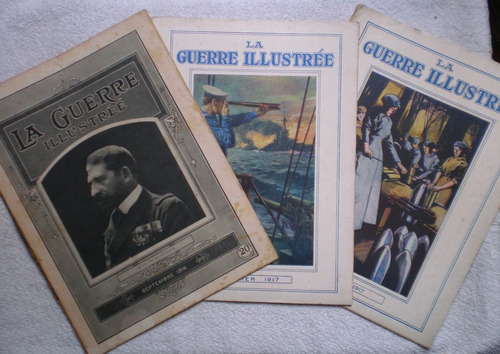 Revista La Guerre Illustree Foto Primera Guerra 1916 1917 3x