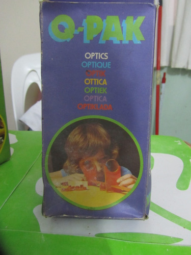 Antiguo Q-pak Q-3 Set De Optica Basica De 1970 Clasico Wyc