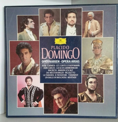 Álbum Discos Vinilo Plácido Domingo. Opernarien Opera Arias