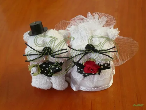 Recuerdo Boda De Toalla 10 Parejas De Animalitos En Bolsa Recuerdo Boda De Toalla 10 Parejas De Animalitos En Bolsa