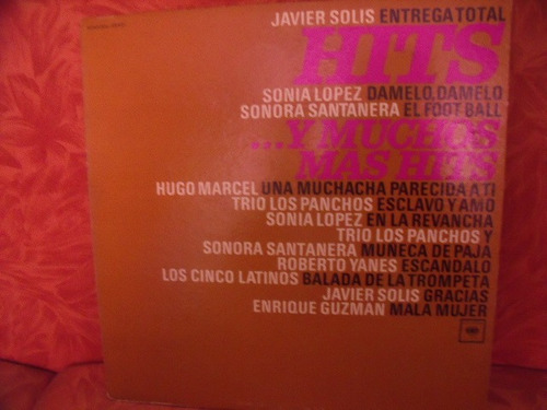 Lp Javier Solis  Hits Y Mas Hits, Made In Usa,