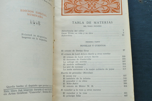 Obras Completas Oscar Wilde T2 Gil Editor Poemas Ensayos