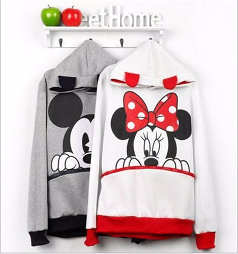 Blusa Feminina Moletom Mickey Minnie Pronta Entrega Importad