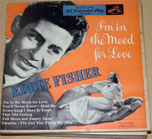 Eddie Fischer Im In The Mood For Love Simple Doble Usa