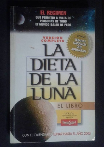 La Dieta De La Luna El Libro Buena Salud