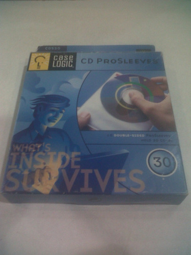 Estuche Porta Cd 30 Unidades Case Logic Nuevo Made In Usa