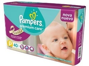 Pañales Pampers Premium Mediano X 52