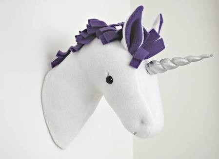 Unicornios De Pared (taxidermia En Tela)