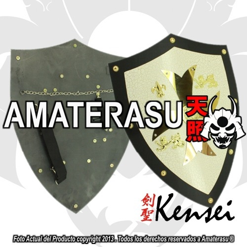 Imagen 1 de 7 de Escudo De Armas Cruzado Templario Medieval De Caballero
