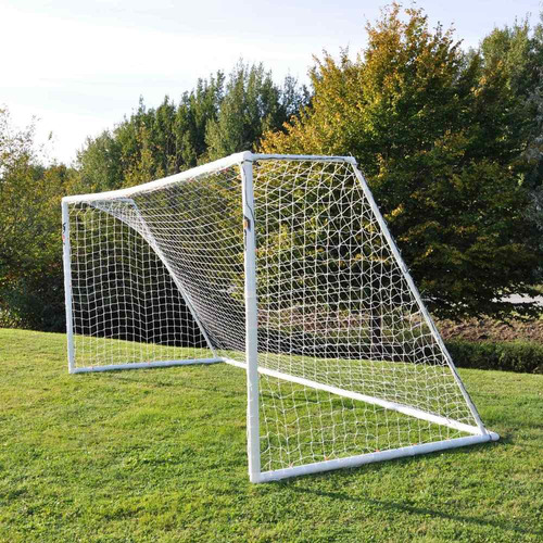 2 Redes Arco Futbol 11 Profesional Trapezoidal 3mm Con Bolso