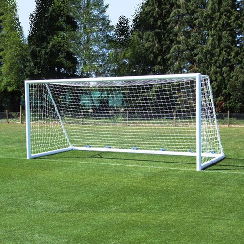 1 Red Arco Futbol 11 Profesional 7,5 X 2,5m Trapezoidal Reglamentaria Torneos - Resiste Agua Y Sol