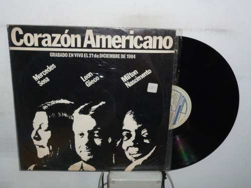 Mercedes Sosa Leon Gieco Corazon Americano Vinilo Argentino