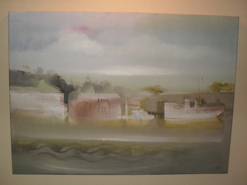 Pintura Original En Oleo ( M.e.l. Parana De Las Palmas)