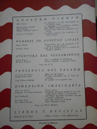 Imagen 2 de 8 de Cuadernos Americanos 5 1963