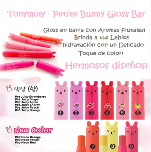 Tony Moly - Petite Bunny Lip Gloss Lipstick