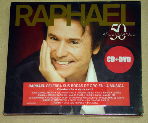 Raphael 50 Años Despues Cd+dvd Nuevo / Kktus