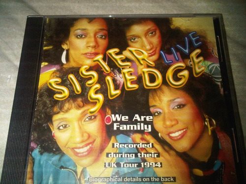 Sister Sledge, We Are Family, En Vivo, Cd Original De Colecc