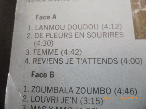 Vinilo Lp Jacques Sauveur Jean Lan Mou Dou Dou (u165