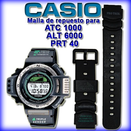 Malla De Reloj Casio Atc1000-alt6000-prt40-local Microcentro