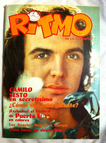 Revista Ritmo Camilo Sesto Nº430, Dic 1973 Angeles Negros