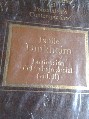 Emile Durkheim - La Division Social Del Trabajo (1) Planeta