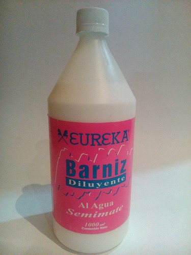 Barniz Eureka Al Agua Semimate Por 1 Litro