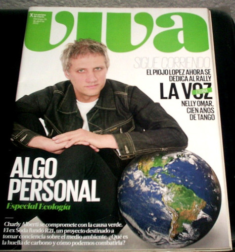 Charly Alberti Soda Stereo Revista Viva Año 2012