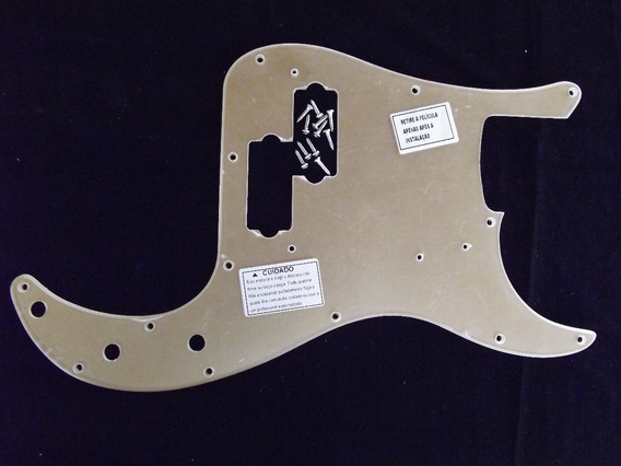 Escudo Precision Bass 62 Padrão Fender Dourado (gold) | Parcelamento sem  juros