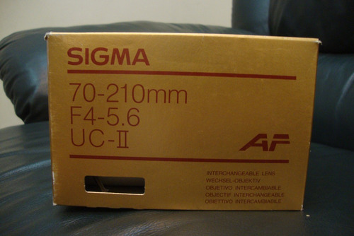 Lente Sigma 70-210mm F 4-5.6 Uc-ii Nuevo