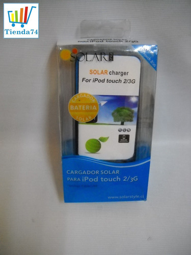 Cargador Solar Y Batería De Emergencia Para iPod Touch 2/3g