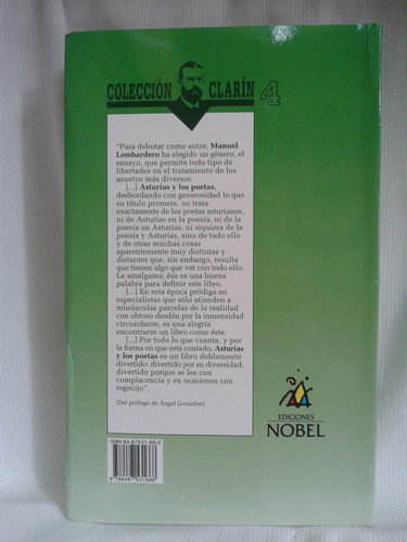 Imagen 2 de 3 de Asturias Y Los Poetas Manuel Lombardero Suarez Nobel