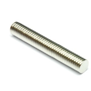 Imagen 2 de 6 de 25 Imanes De Neodimio 12x2 Mm Super Potentes