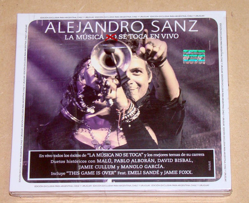 Alejandro Sanz La Musica Se Toca En Vivo Cd Dob Nuevo